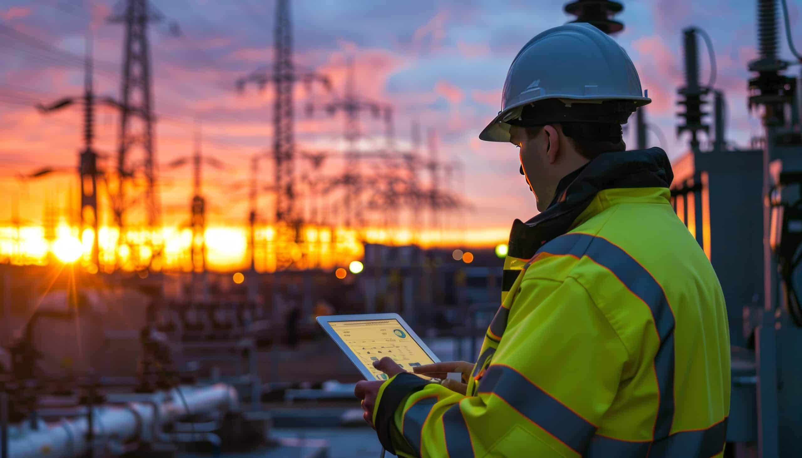 Engineer at power plant